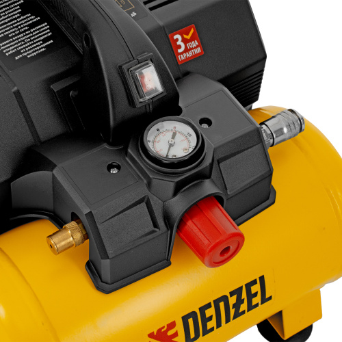 Компрессор  DLS750/6 безмасляный малошумный 750 Вт, 140 л/мин,ресивер 6 л Denzel по ценам производителя в Казани с доставкой по всей России