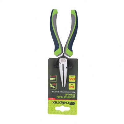 Длинногубцы прямые, 160 мм, трехкомпонентные рукоятки Сибртех купить в Москве с доставкой по всей России | ProtosMarket.ru