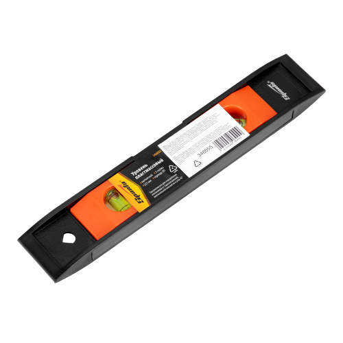 Уровень, 225 мм, 3 глазка, пластмассовый "Торпедо" (II) Sparta по ценам производителя в Казани с доставкой по всей России