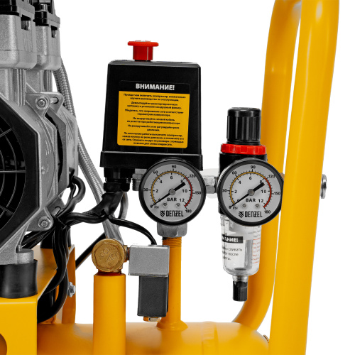 Компрессор безмасляный, малошумный DLS 1500/50, 1500 ВТ, 2x750, 50 л, 260 л/мин Denzel купить в Москве с доставкой по всей России | ProtosMarket.ru