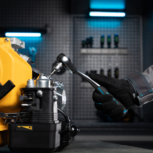 Набор торцевых головок, трещотка 120 зубьев, 1/2", 1/4", CrV, 41 предмет Gross купить в Москве с доставкой по всей России | ProtosMarket.ru