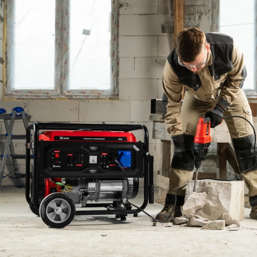 Генератор бензиновый RS-9000, 7 кВт, 230В, ручной стартер MTX по ценам производителя в Казани с доставкой по всей России