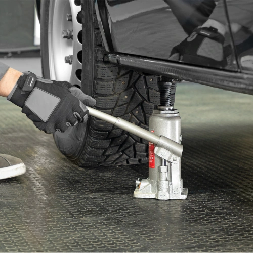 Домкрат гидравлический бутылочный, 5 т, h подъема 197-382 мм Matrix купить в Москве с доставкой по всей России | ProtosMarket.ru