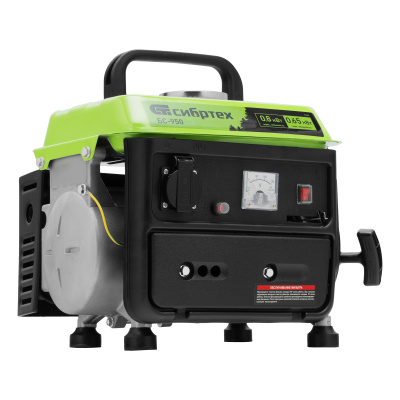 Генератор бензиновый БС-950, 0.8 кВт, 230 В, 2-х тактный, 4 л, ручной стартер Сибртех купить в Москве с доставкой по всей России | ProtosMarket.ru