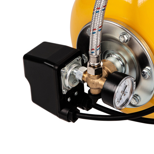 Насосная станция PS1000Х, 1000 Вт, 3500 л/ч, ресивер 24 л, подъем 44 м, нержавейка Denzel купить в Москве с доставкой по всей России | ProtosMarket.ru