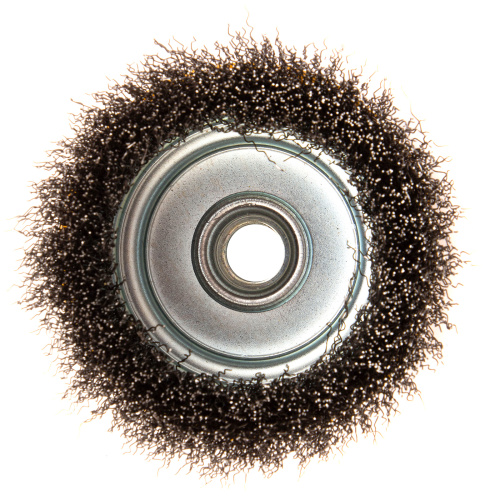 Щетка для УШМ, 100 мм, "Чашка", витая нержавеющая проволока 0.3 мм, М14 Denzel по ценам производителя в Казани с доставкой по всей России