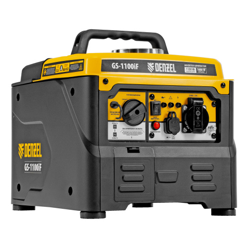 Генератор инверторный GS-1100iF, 1,1 кВт, 230 В, ручной старт DENZEL купить в Москве с доставкой по всей России | ProtosMarket.ru