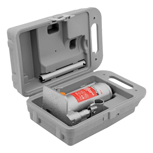 Домкрат гидравлический бутылочный, 4 т, h подъема 194-372 мм, в пластиковом кейсе Matrix по ценам производителя в Казани с доставкой по всей России