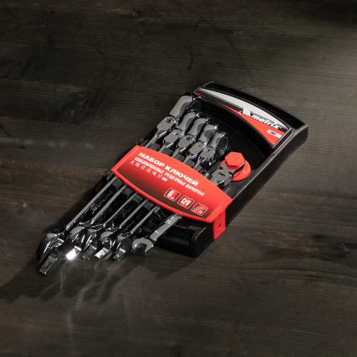 Набор ключей комбинированных, трещеточных шарнирных 6 шт Matrix купить в Москве с доставкой по всей России | ProtosMarket.ru