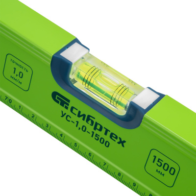 Уровень алюминиевый УС-1, 0-1500, фрезерованный, 3 глазка, рукоятки, 1500 мм Сибртех по ценам производителя в Казани с доставкой по всей России