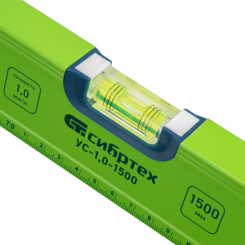 Уровень алюминиевый УС-1, 0-1500, фрезерованный, 3 глазка, рукоятки, 1500 мм Сибртех по ценам производителя в Казани с доставкой по всей России