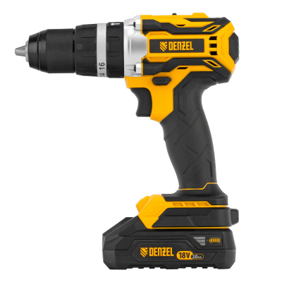 Дрель-шуруповерт аккумуляторная ударная бесщет CIDB-18-02, Li-Ion, 18 В Denzel купить в Москве с доставкой по всей России | ProtosMarket.ru