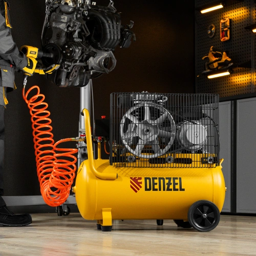 Компрессор воздушный BCI2300/50, ременный привод, 2.3 кВт, 50 литров, 400 л/мин Denzel купить в Москве с доставкой по всей России | ProtosMarket.ru