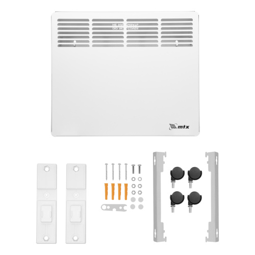 Конвектор электрический КМ-1000.1, 230 В, 1000 Вт, X-образный нагреватель, колеса, термостат MTX по ценам производителя в Казани с доставкой по всей России