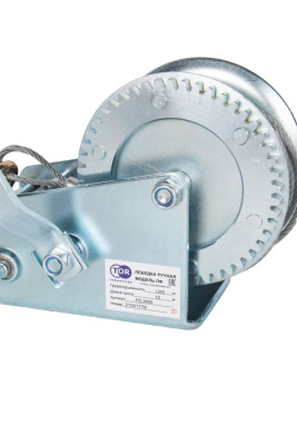Лебедка ручная TOR ЛФ-3000 (FD) г/п 1,3 т длина троса 10 м купить в Москве с доставкой по всей России | ProtosMarket.ru