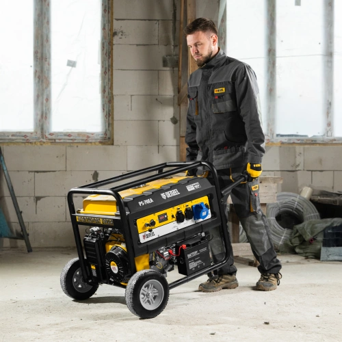 Генератор бензиновый PS 70 EA, 7.0 кВт, 230 В, 25 л, коннектор автоматики, электростартер Denzel купить в Москве с доставкой по всей России | ProtosMarket.ru