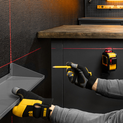 Лазерный уровень мультипризменный LX 360-2 Red, 30 м, 635 нм, аккумулятор Li 2800 мАч, резьба 5/8" Denzel купить в Москве с доставкой по всей России | ProtosMarket.ru