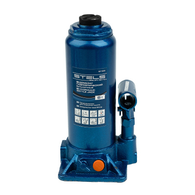 Домкрат гидравлический бутылочный, 6 т, H подъема 216-413 мм Stels купить в Москве с доставкой по всей России | ProtosMarket.ru