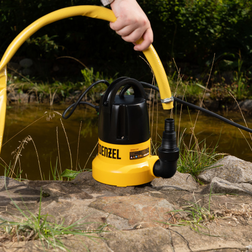 Дренажный насос DP500E, 500 Вт, подъем 7 м, 7000 л/ч Denzel купить в Москве с доставкой по всей России | ProtosMarket.ru