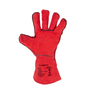 Краги спилковые "Рэд" FoxWeld купить в Москве с доставкой по всей России | ProtosMarket.ru