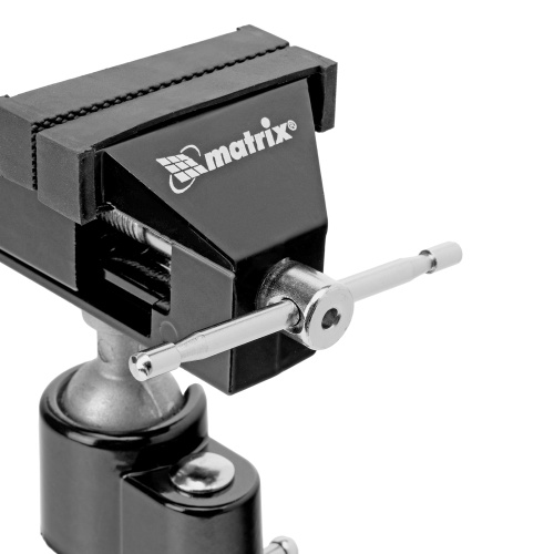 Тиски настольные, многофункциональные, сменная насадка, хомут для дрели, шарнирный механизм, 70 мм Matrix купить в Москве с доставкой по всей России | ProtosMarket.ru