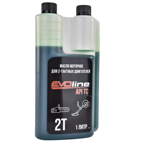 Масло моторное EVOline для 2-х тактных двигателей, полусинтетическое, API TC, 1 л по ценам производителя в Казани с доставкой по всей России