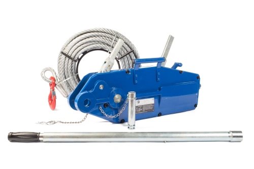 Лебедка рычажная тросовая TOR МТМ 800 0,8 т L=20м (стальной корпус) по ценам производителя в Казани с доставкой по всей России