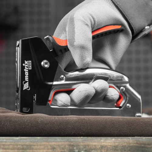 Степлер мебельный, стальной, быстрая загрузка, тип скобы 53, 6-10 мм, PRO Matrix купить в Москве с доставкой по всей России | ProtosMarket.ru