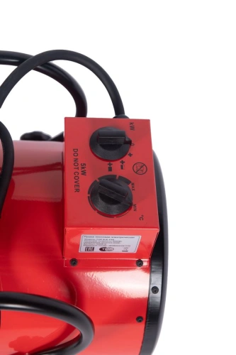 Пушка тепловая электрическая 5 кВт 220В ТЭН из нержавеющей стали TOR BJE-F5B по ценам производителя в Казани с доставкой по всей России