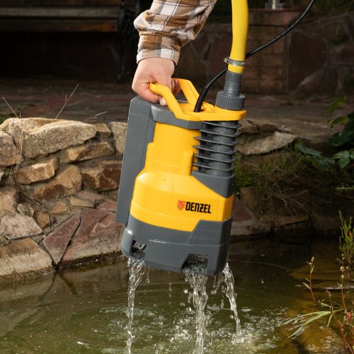 Дренажный насос DPХ800, Х-Pro, 800 Вт, подъем 8 м, 13500 л/ч Denzel купить в Москве с доставкой по всей России | ProtosMarket.ru