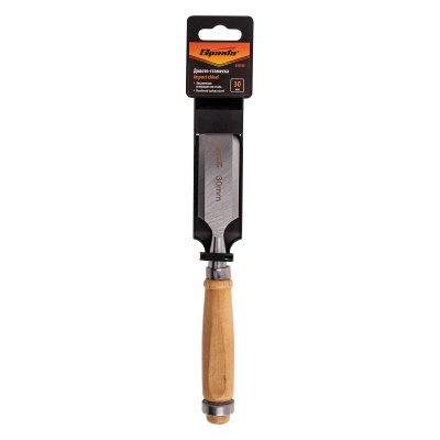 Долото-стамеска 30 мм, деревянная рукоятка Sparta по ценам производителя в Казани с доставкой по всей России