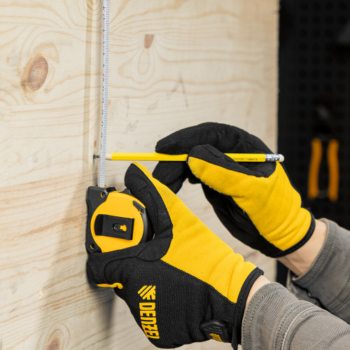 Рулетка 3м х 16мм, двухкомп. корпус, магнитный обрезиненный зацеп Denzel по ценам производителя в Казани с доставкой по всей России