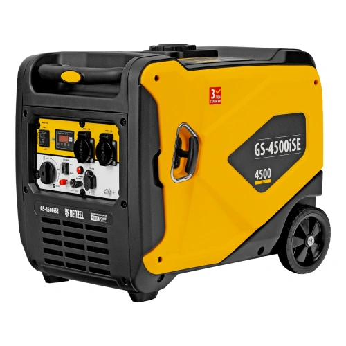 Генератор инверторный GS-4500iSE, 4,5 кВт, 230 В, закрытый корпус, электростартер Denzel по ценам производителя в Казани с доставкой по всей России