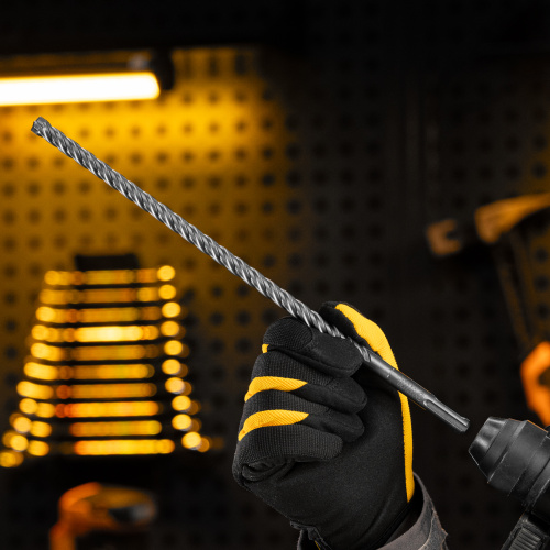 Бур по бетону, цельная крестовая пластина, 10x315 мм, SDS PLUS Denzel по ценам производителя в Казани с доставкой по всей России