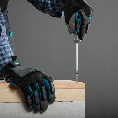 Отвертка SL4 x 100 мм, S2, трехкомпонентная рукоятка Gross по ценам производителя в Казани с доставкой по всей России