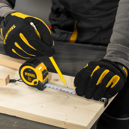 Рулетка 5м х 19мм, двухкомп. корпус, кнопка-пауза Denzel купить в Москве с доставкой по всей России | ProtosMarket.ru