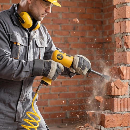 Пневматический молоток НР4500 + набор насадок, 113 л/мин, 4500 уд/мин Denzel по ценам производителя в Казани с доставкой по всей России