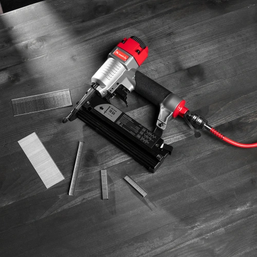 Нейлер-степлер пневматический 3 в 1, с регулировкой глубины забивания, гвозди 18GA, гвозди 16GA, скобы 18 GA Matrix купить в Москве с доставкой по всей России | ProtosMarket.ru