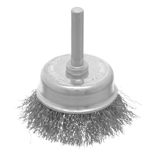 Щетка для дрели, 50 мм, "чашка" со шпилькой, витая проволока 0.3 мм Сибртех по ценам производителя в Казани с доставкой по всей России
