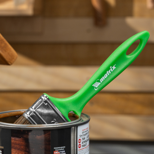 Кисть флейцевая "Работы по дереву" Color Line 70 х 12 мм Matrix купить в Москве с доставкой по всей России | ProtosMarket.ru