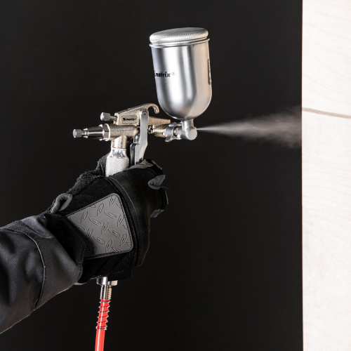 Краскораспылитель пневматический для финишных работ с верхним бачком V 0,1 л, сопло D 0.5 мм Matrix купить в Москве с доставкой по всей России | ProtosMarket.ru