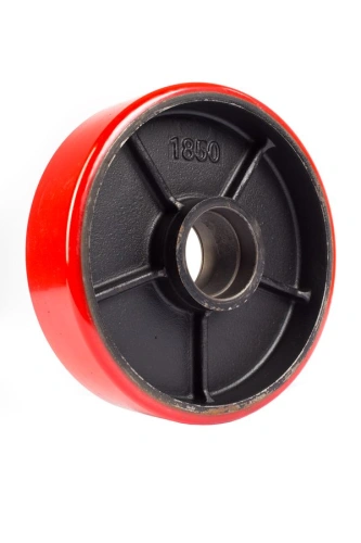 Колесо полиуретановое 180х50 мм без подшипника для тележек гидравлических BF/DF-III/RHP/AC/DF/CW2 по ценам производителя в Казани с доставкой по всей России