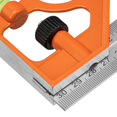 Угольник, 300 мм, металлический, комбинированный Sparta купить в Москве с доставкой по всей России | ProtosMarket.ru