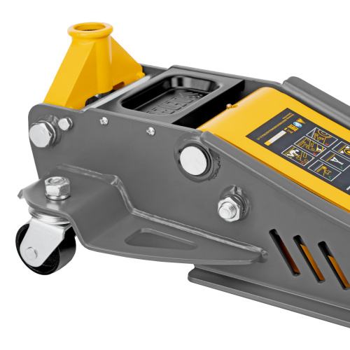 Домкрат гидравлический подкатной, 3,8 т, 110-580 мм, быстрый подъем, низкий подхват, проф. Denzel по ценам производителя в Казани с доставкой по всей России