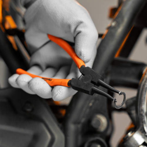 Съемник, 150 мм, для внешних стопорных колец, прямой (разжим) Sparta купить в Москве с доставкой по всей России | ProtosMarket.ru