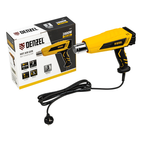 Фен технический HGH-2000, 2000 Вт, 2 режима Denzel купить в Москве с доставкой по всей России | ProtosMarket.ru