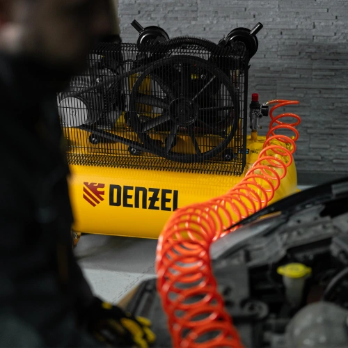 Компрессор воздушный рем. привод BCV 5500-T/200, 5,5 кВт, 200 литров, 850 л/мин Denzel по ценам производителя в Казани с доставкой по всей России