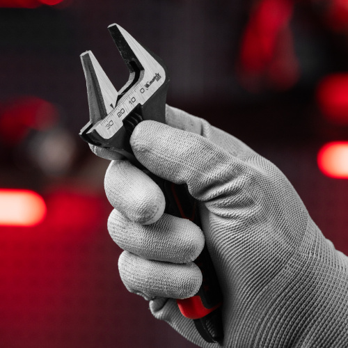 Ключ разводной, тонкие губки, фосфатированный, двухкомпонентная рукоятка, 150 мм, PRO Matrix купить в Москве с доставкой по всей России | ProtosMarket.ru