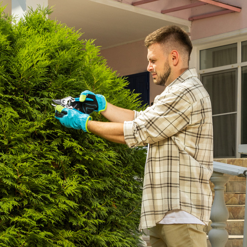 Секатор прямого реза, 205 мм, алюминиевые рукоятки в ПВХ-оболочке, LUXE Palisad купить в Москве с доставкой по всей России | ProtosMarket.ru