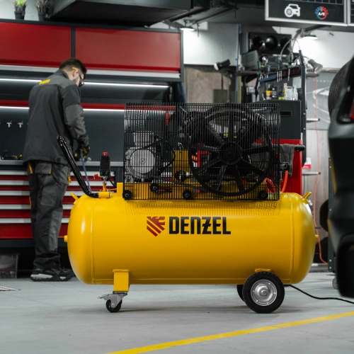 Компрессор воздушный рем. привод BCV 4000-T/200, 4,0 кВт, 200 литров, 690 л/мин Denzel по ценам производителя в Казани с доставкой по всей России